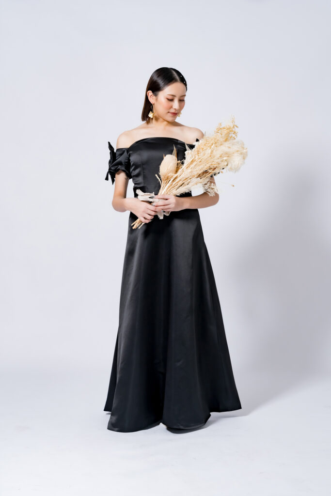 結婚式前撮りや岡山でのフォトウェディングがお得に撮影ネムラフィルムズ2024新作BLACKドレス002