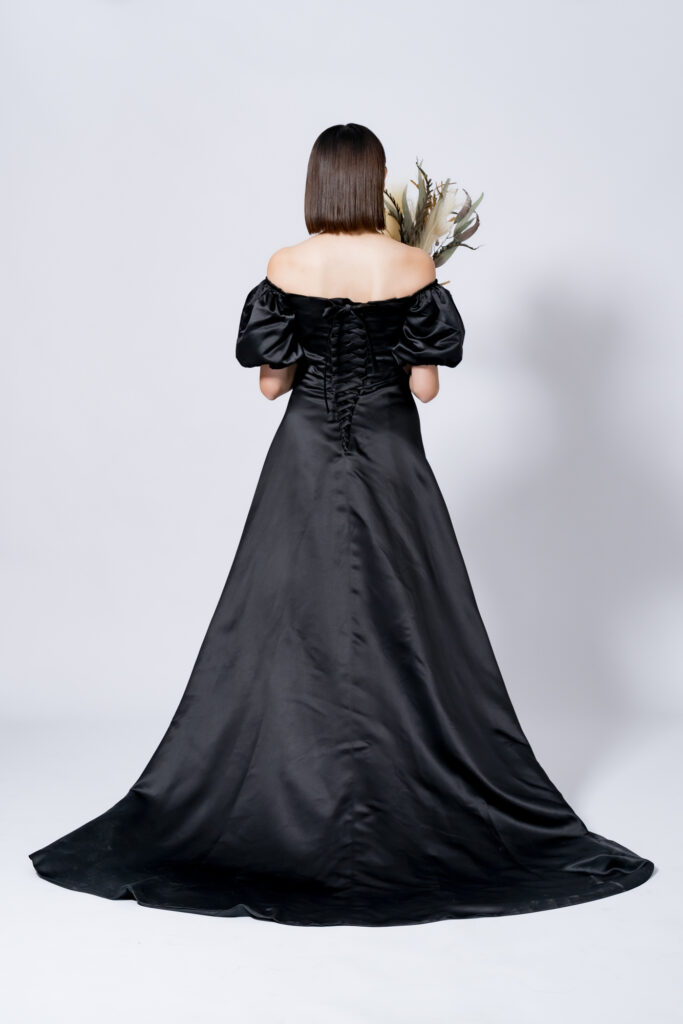 結婚式前撮りや岡山でのフォトウェディングがお得に撮影ネムラフィルムズ2024新作BLACKドレス008