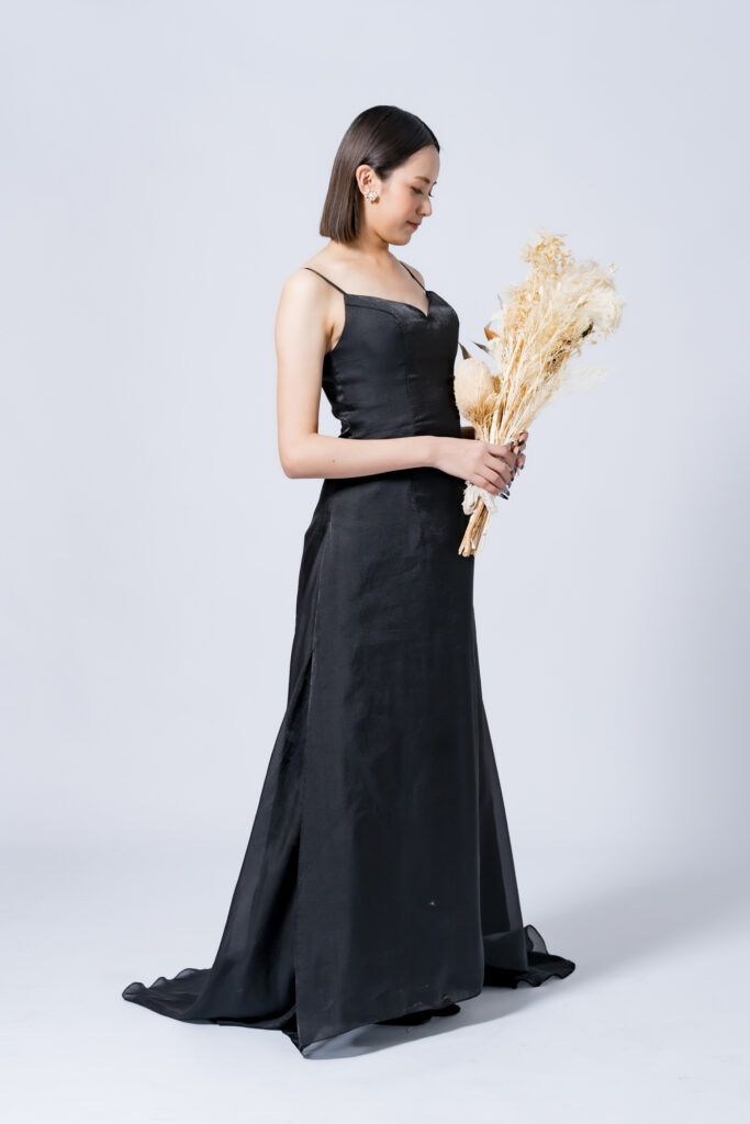 結婚式前撮りや岡山でのフォトウェディングがお得に撮影ネムラフィルムズ2024新作BLACKドレス015