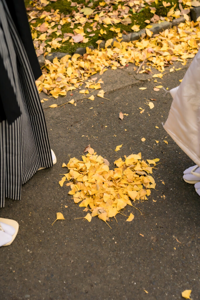 撮りフォトウェディング岡山での10月に撮影された紅葉時期の実際の写真お日にち選びの参考に024