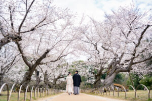 オールインクルーシブ岡山でお得にフォトウェディングや前撮りについてこだわりの人気シーズン２０２６桜4後楽園園内