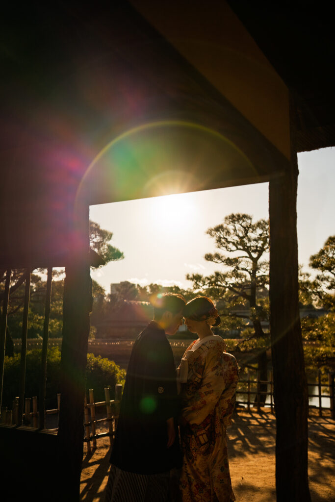 オールインクルーシブ岡山でお得に冬のフォトウェディングや前撮り２０２６岡山後楽園0005