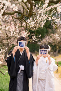 オールインクルーシブ岡山県でお得に冬のフォトウェディングや前撮り２０２６岡山後楽園梅の事例0003