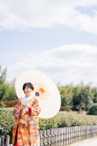 オールインクルーシブ岡山県でお得に冬のフォトウェディングや前撮り２０２６岡山後楽園梅の事例0012