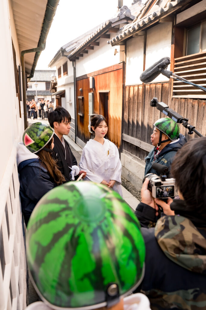 前撮りフォトウェディングを岡山で安心のオールインクルーシブネムラフィルムズテレビで紹介されるかも