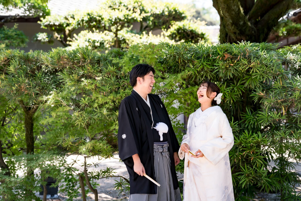 岡山で結婚式の前撮りフォトウェディングプロカメラマン目線で新緑の魅力をご紹介2026夏限定LITEプラン早割でさらにお得後楽園0002