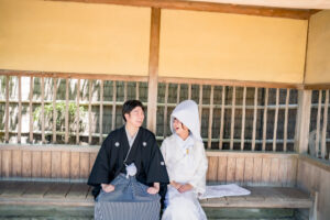 岡山で結婚式の前撮りフォトウェディングプロカメラマン目線で新緑の魅力をご紹介2026夏限定LITEプラン早割でさらにお得後楽園6789