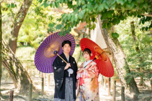 岡山で結婚式の前撮りフォトウェディングプロカメラマン目線で新緑の魅力をご紹介2026夏限定LITEプラン早割でさらにお得後楽園111201314