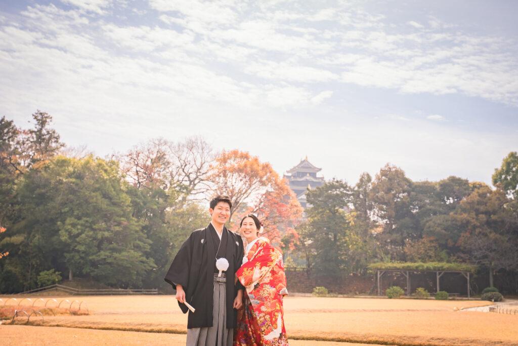 岡山での紅葉前撮りウェディングフォトはいつまで撮影できるのか実際に撮影された写真を日付別に紹介14