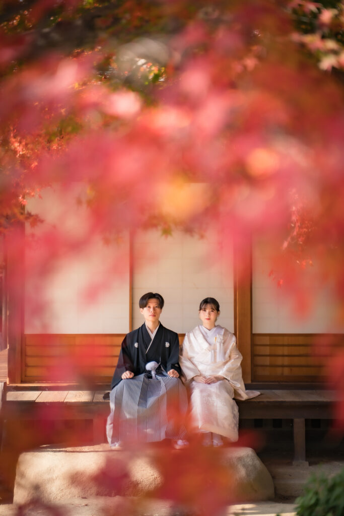 岡山での紅葉前撮りウェディングフォトはいつまで撮影できるのか実際に撮影された写真を日付別に紹介19