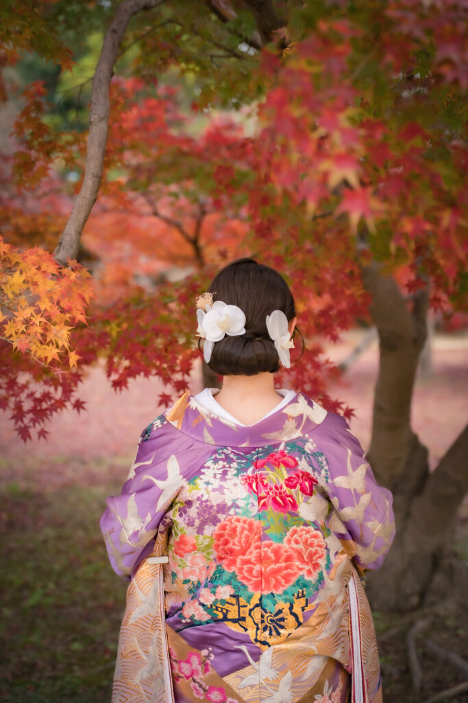 岡山での紅葉前撮りウェディングフォトはいつまで撮影できるのか実際に撮影された写真を日付別に紹介24