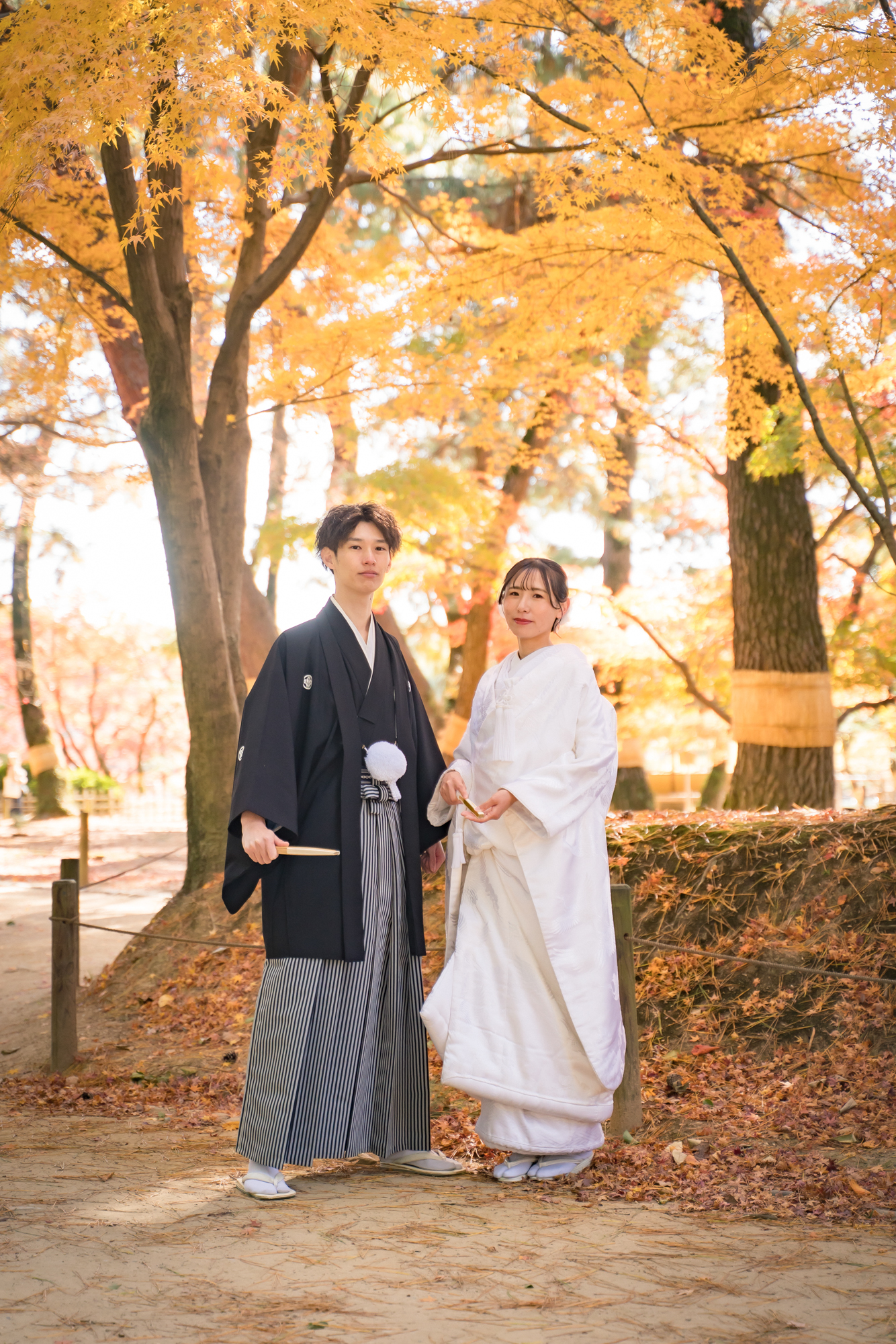 岡山後楽園での紅葉前撮りウェディングフォトはいつまで撮影できるのか実際に撮影された写真を日付別に紹介29